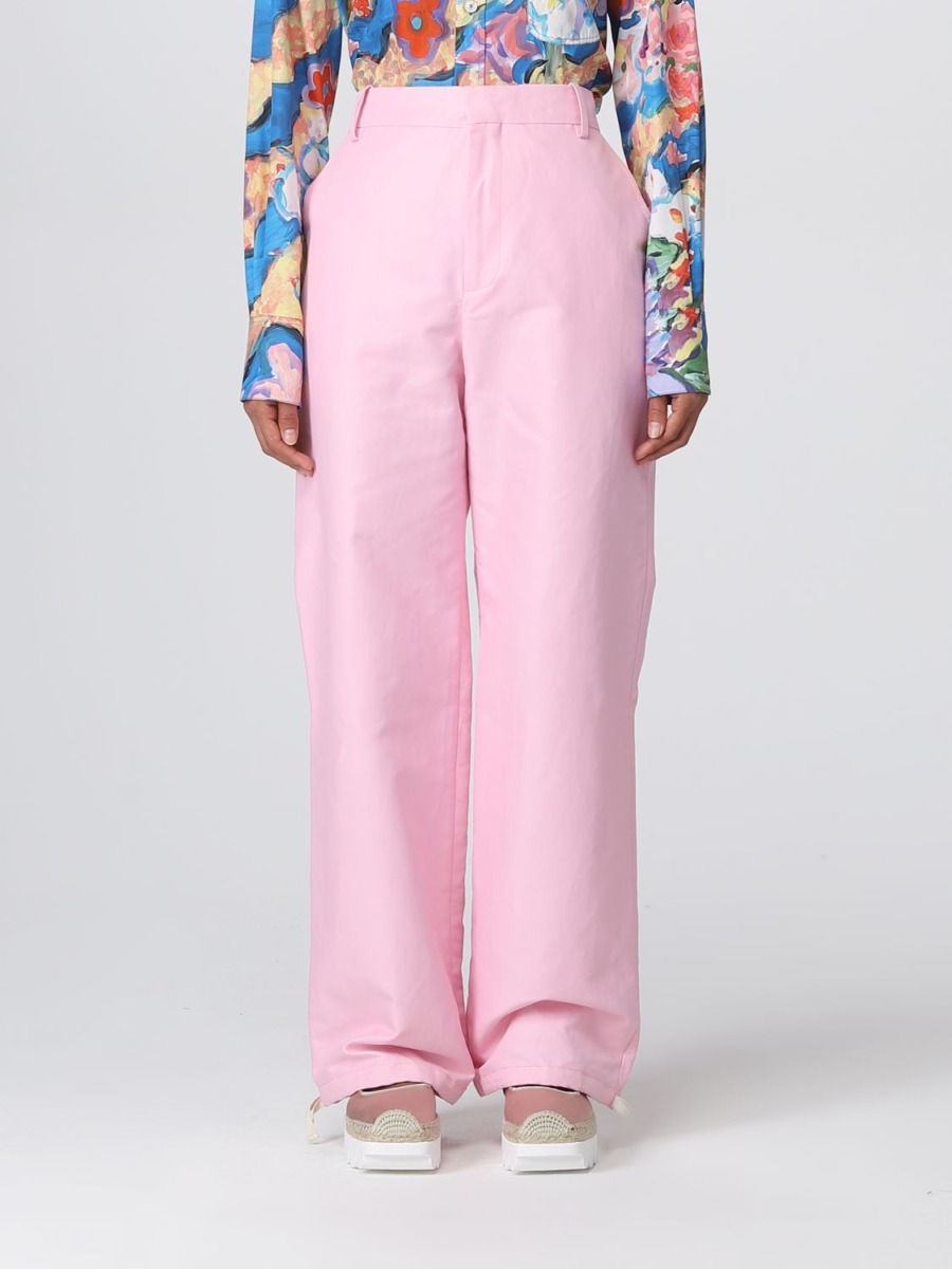 Marni Womens Trousers Pink at Giglio GOOFASH