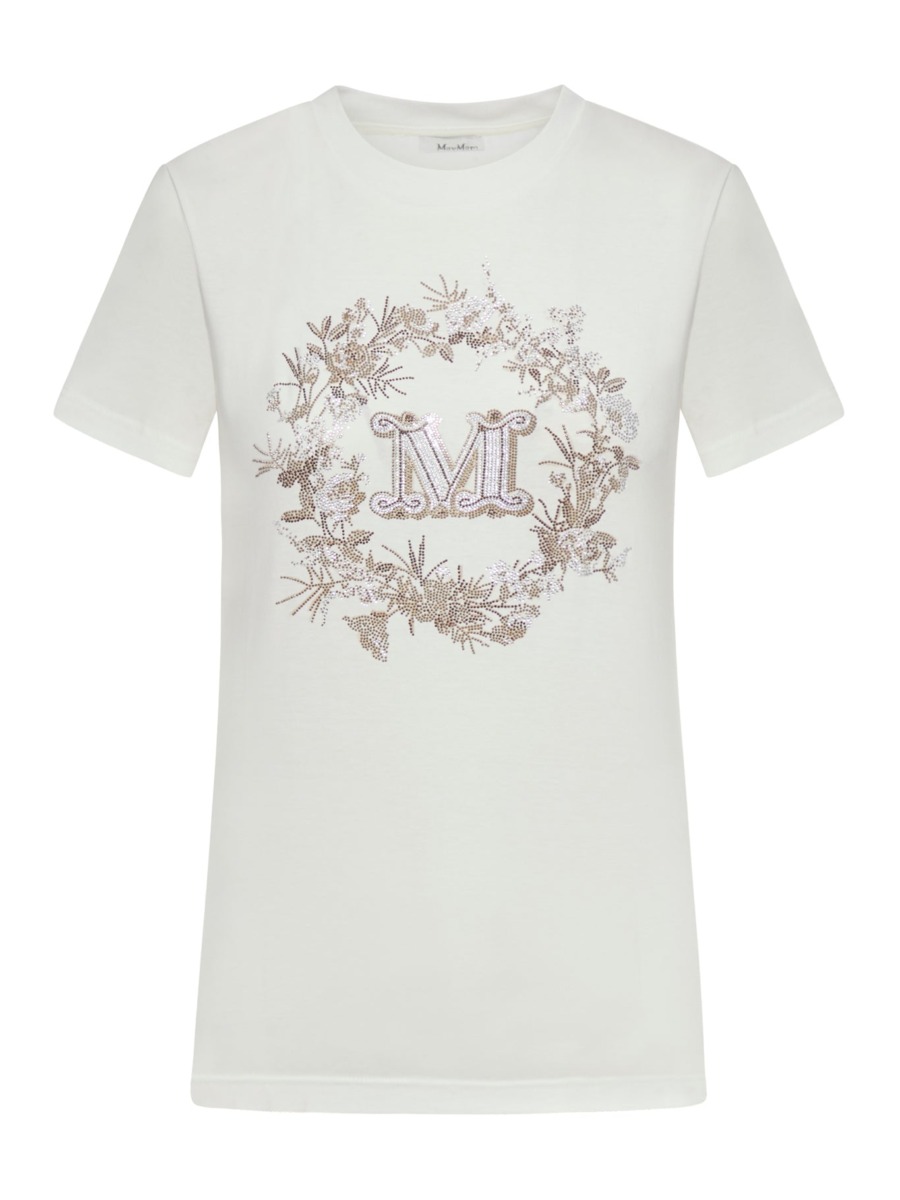 Max Mara - Womens T-Shirt in White by Suitnegozi GOOFASH