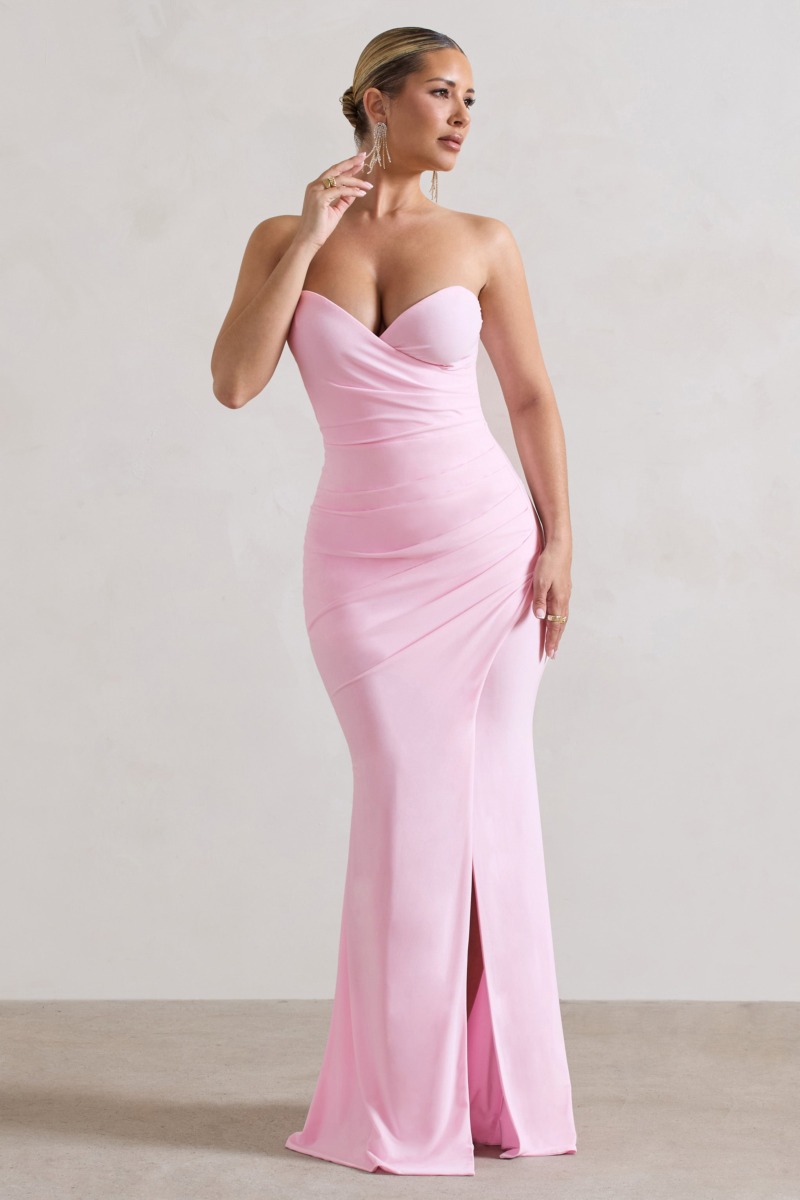 Maxi Dress in Pink - Woman - Club L London GOOFASH