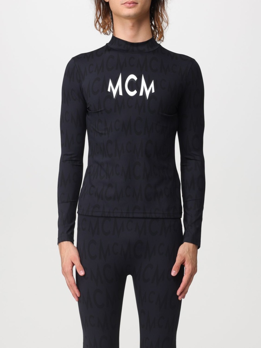 Mcm - T-Shirt Black Giglio Men GOOFASH