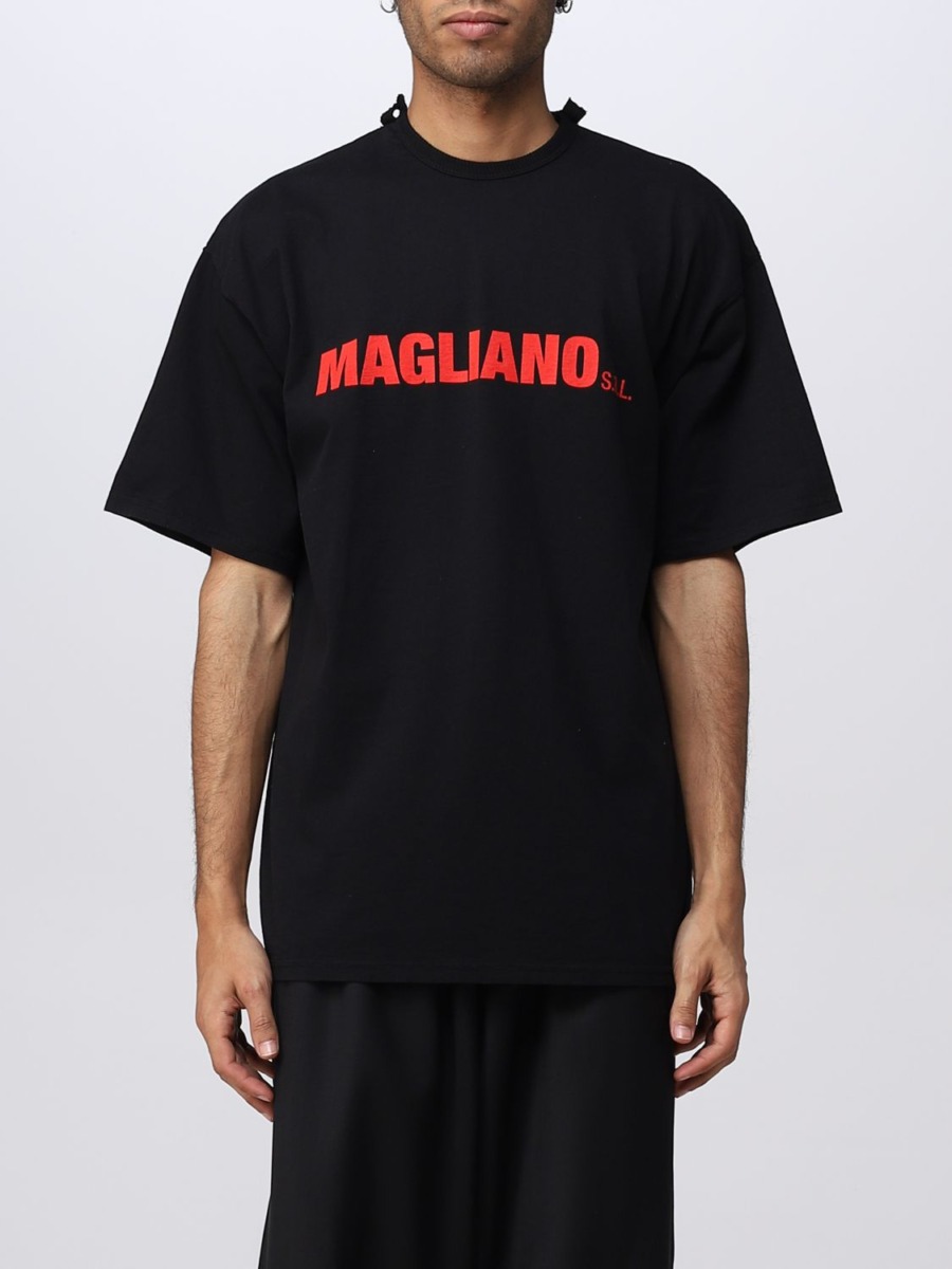 Men Black T-Shirt - Giglio GOOFASH