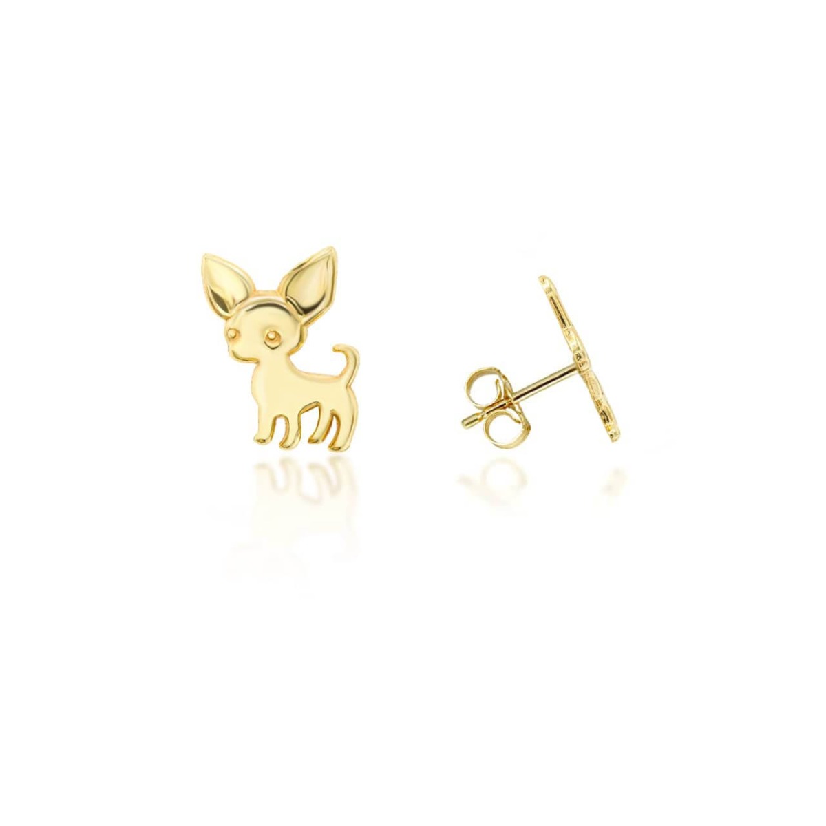 Men Gold Earrings by Gold Boutique GOOFASH