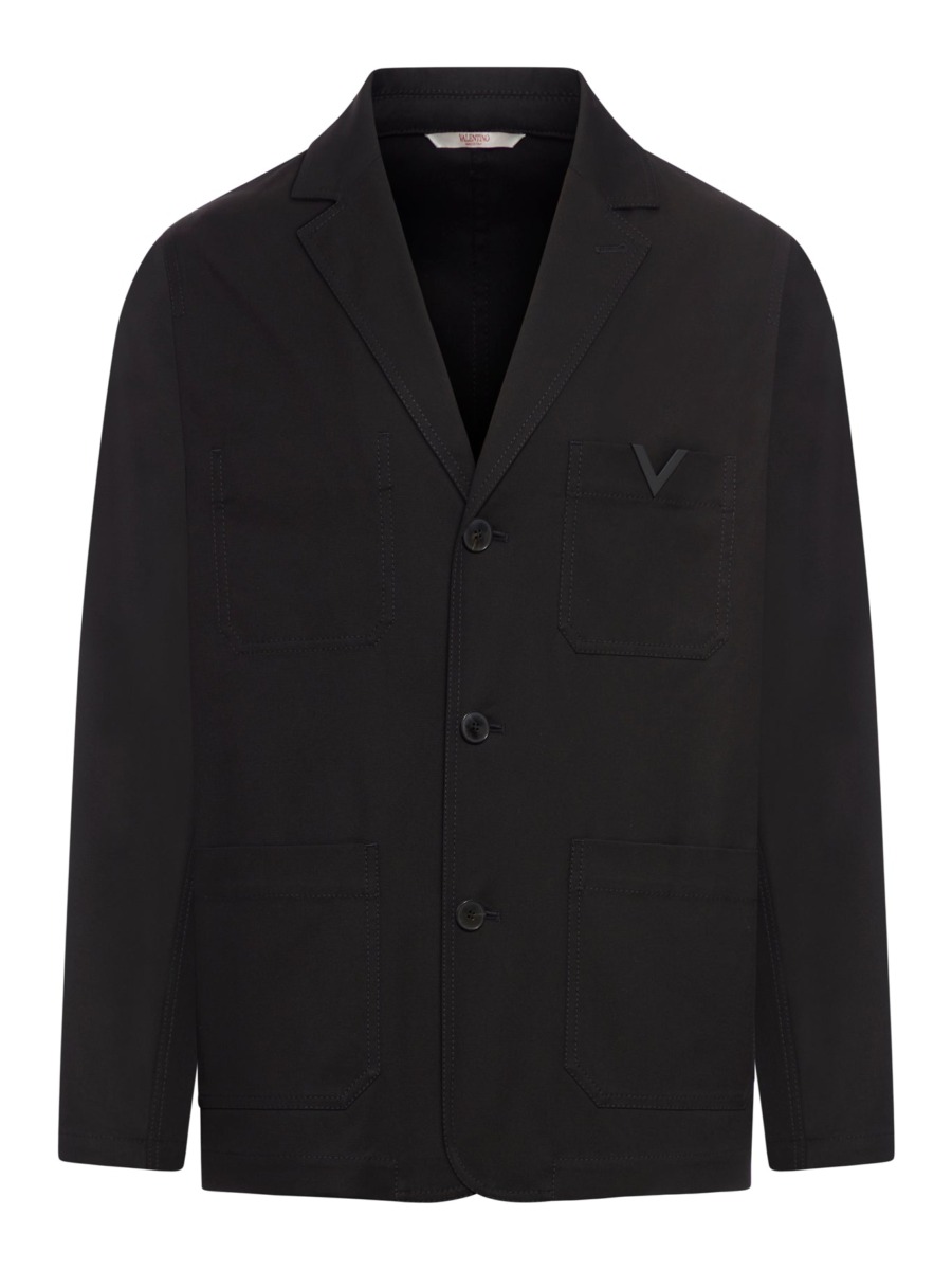 Men Jacket - Black - Valentino - Suitnegozi GOOFASH