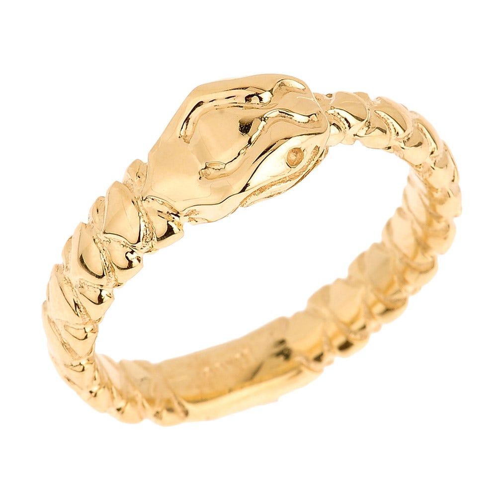 Men Ring in Gold - Gold Boutique GOOFASH