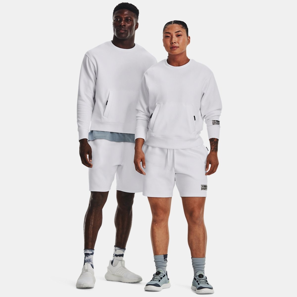 Men Shorts - White - Under Armour GOOFASH