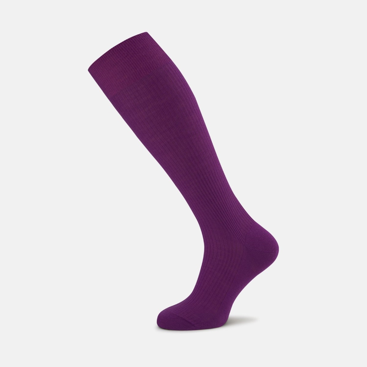 Men Socks in Purple Turnbull And Asser GOOFASH