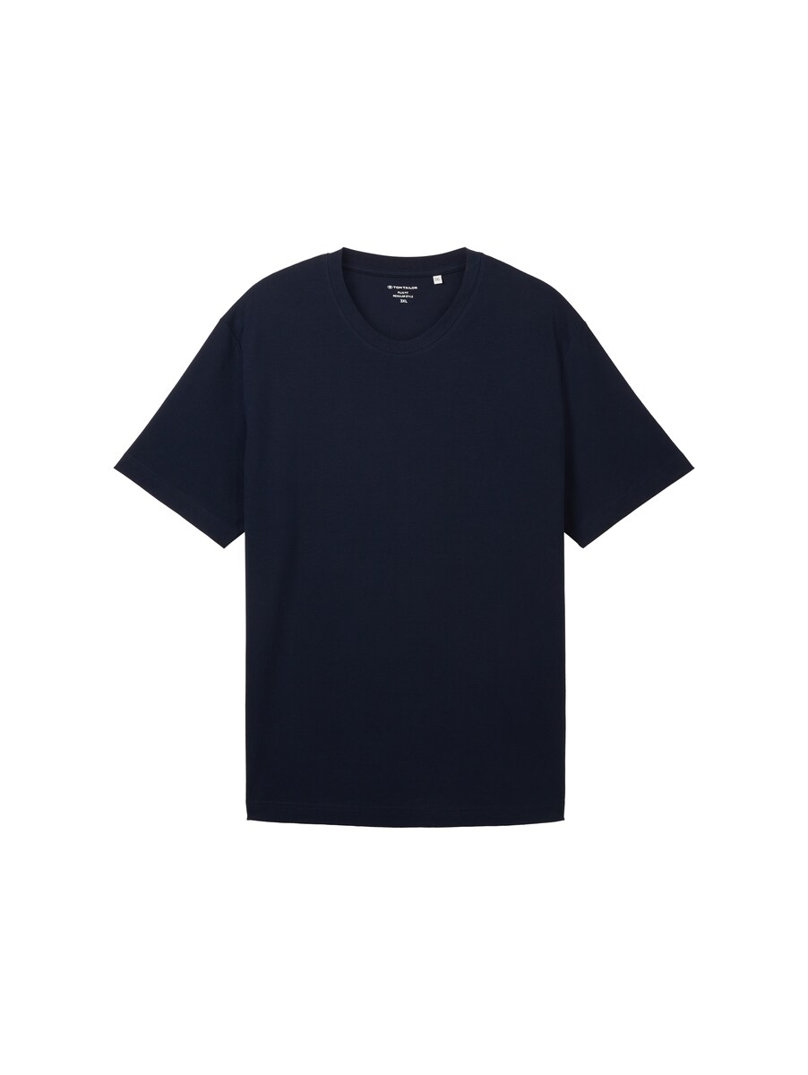 Men T-Shirt Blue - Tom Tailor GOOFASH