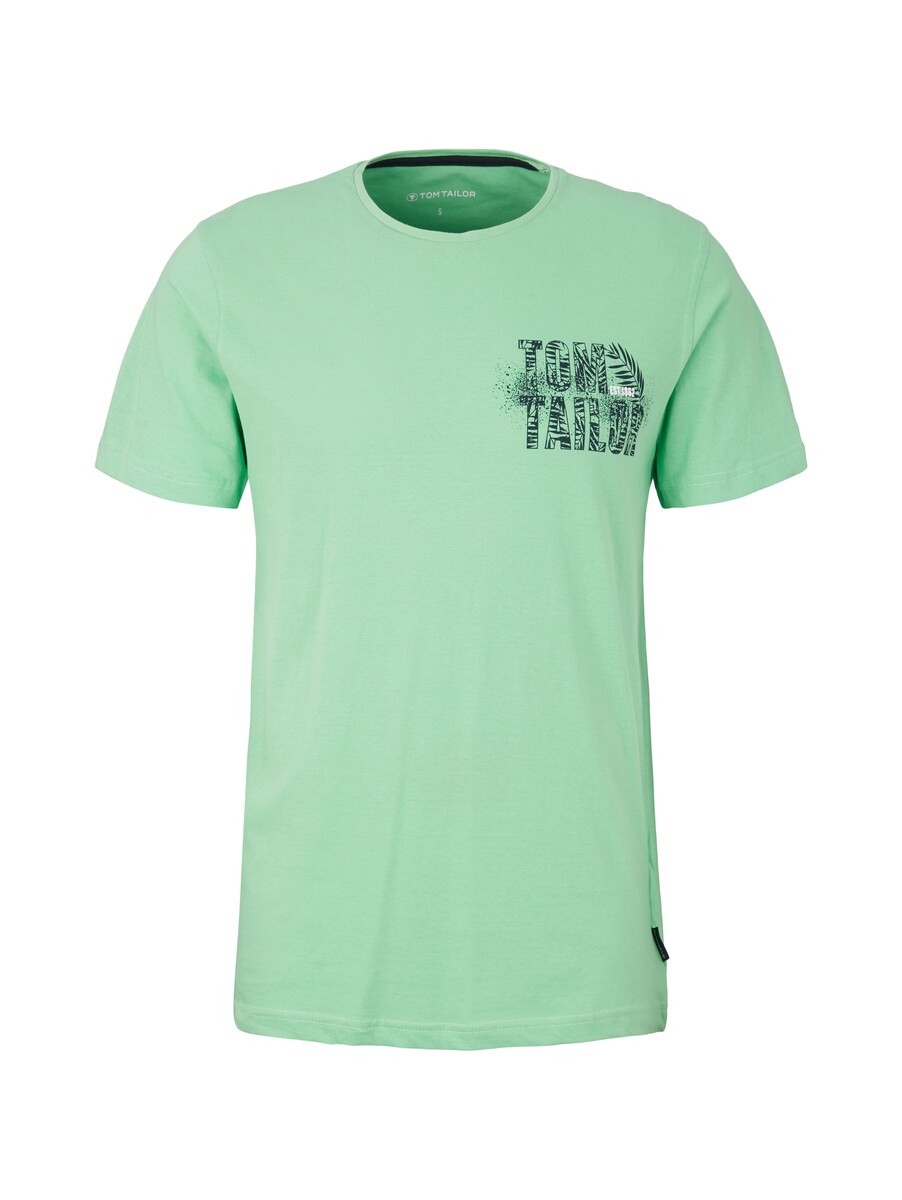Men T-Shirt Green Tom Tailor GOOFASH