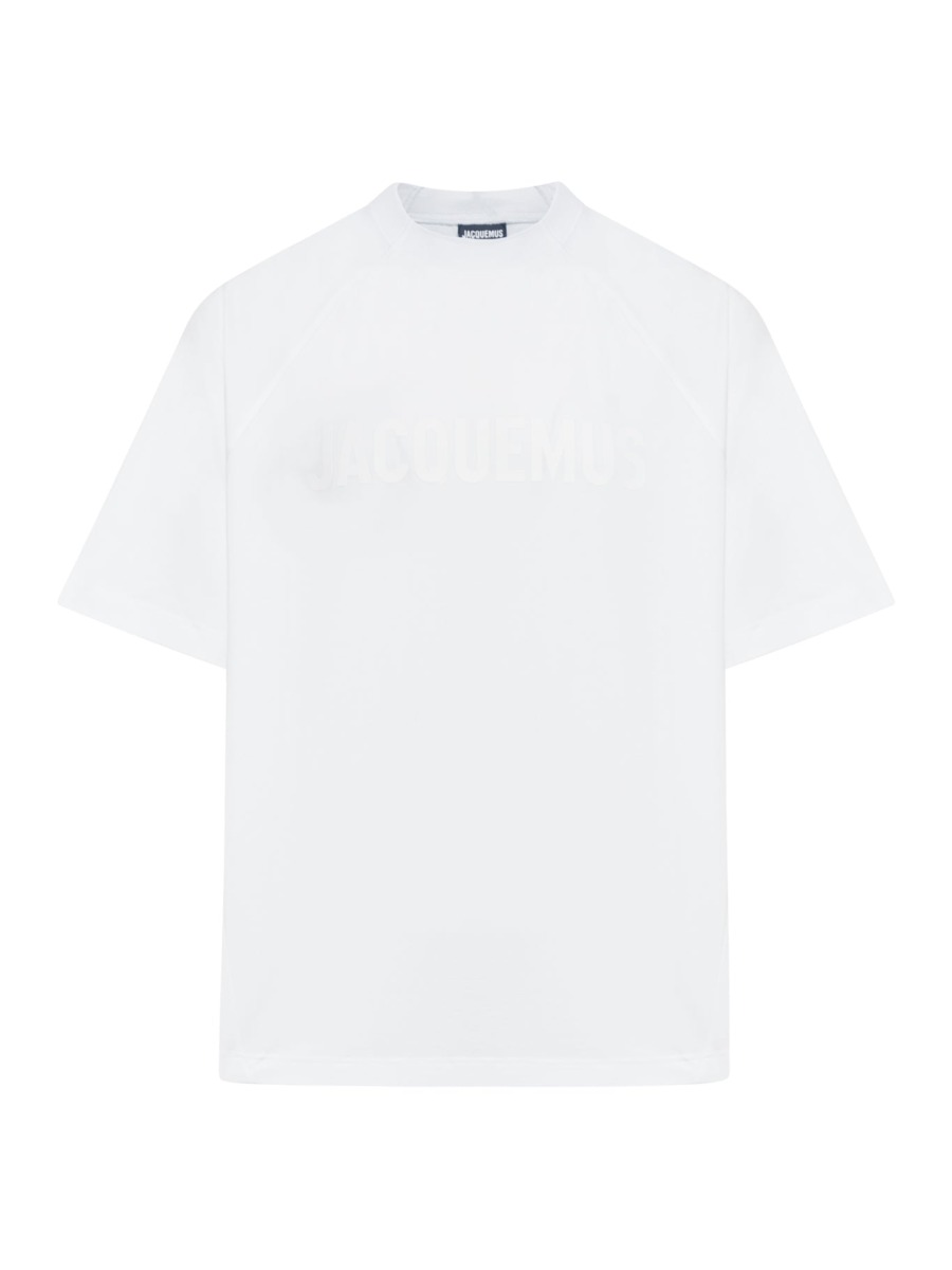 Men T-Shirt White Jacquemus Suitnegozi GOOFASH