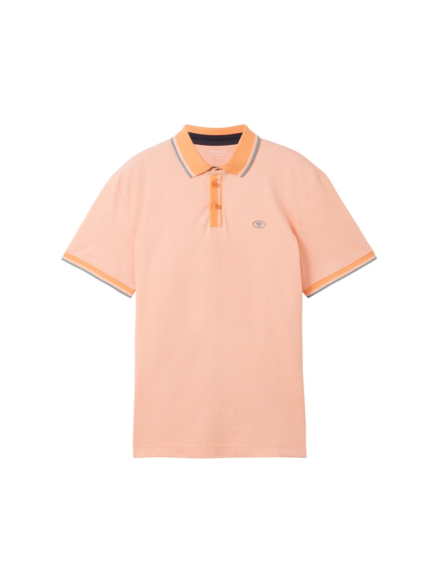 Men T-Shirt in Orange Tom Tailor GOOFASH
