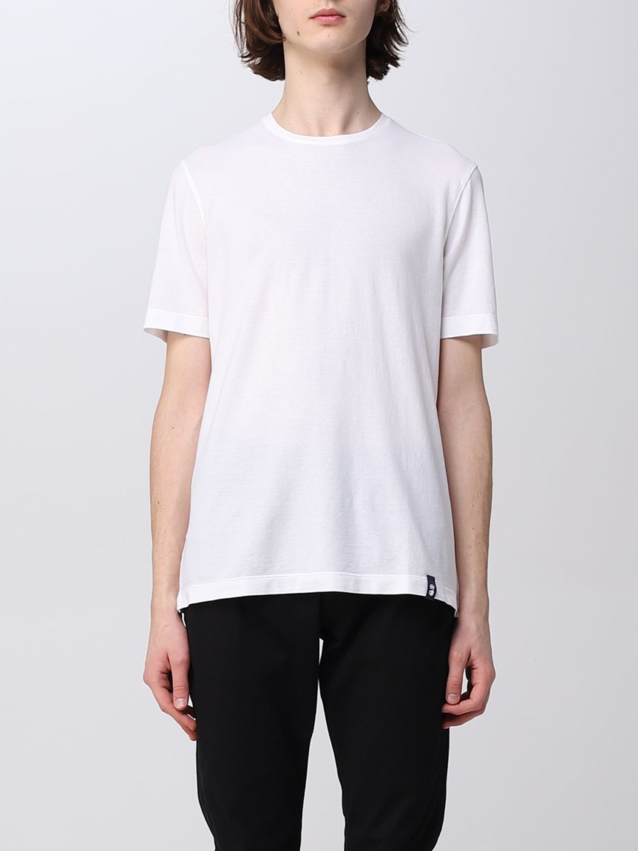 Men White T-Shirt - Giglio GOOFASH