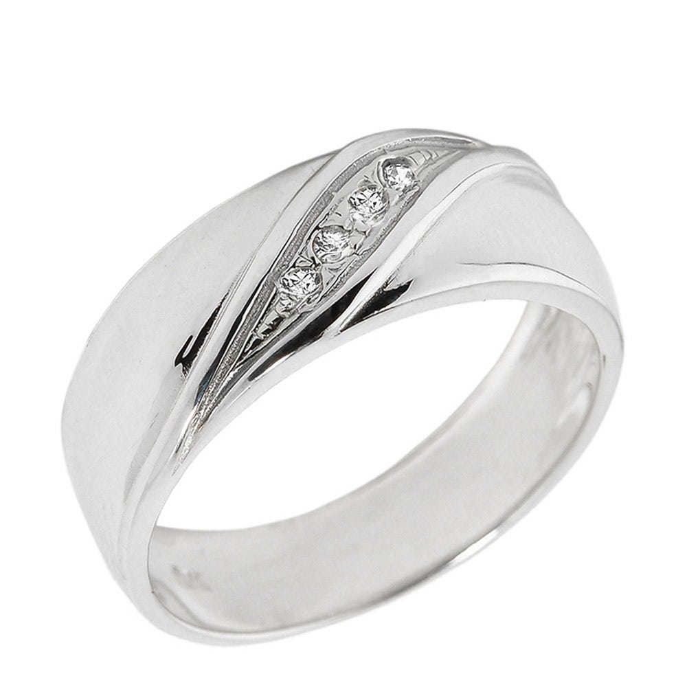 Men White Wedding Ring from Gold Boutique GOOFASH