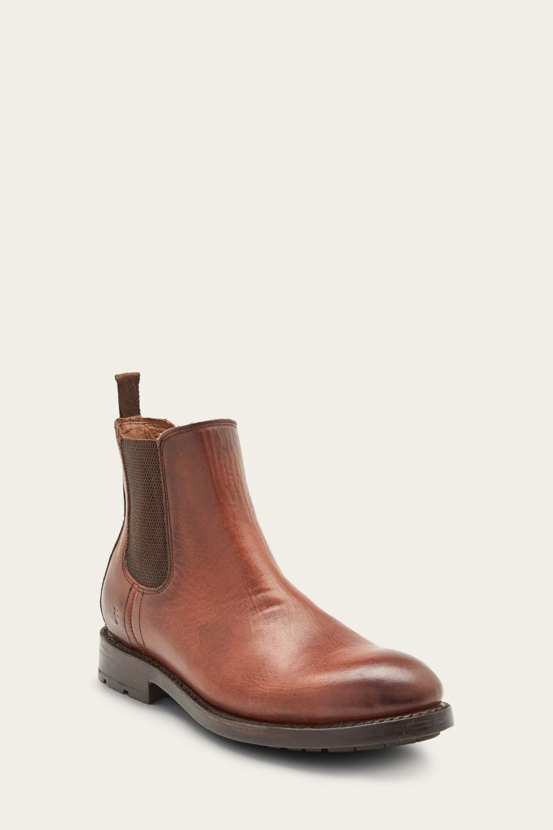 Mens Brown Chelsea Boots by Frye GOOFASH