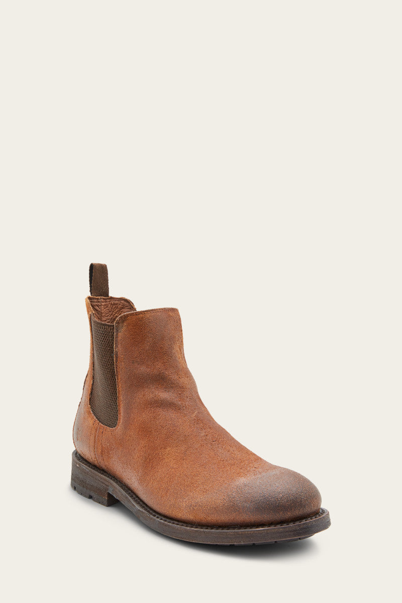 Mens Brown Chelsea Boots from Frye GOOFASH
