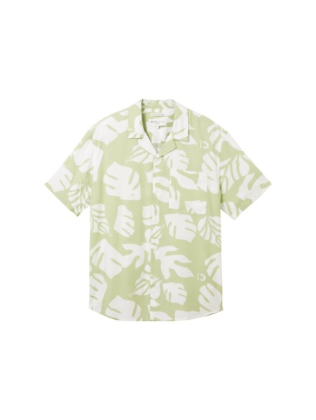 Men's Green T-Shirt Tom Tailor GOOFASH