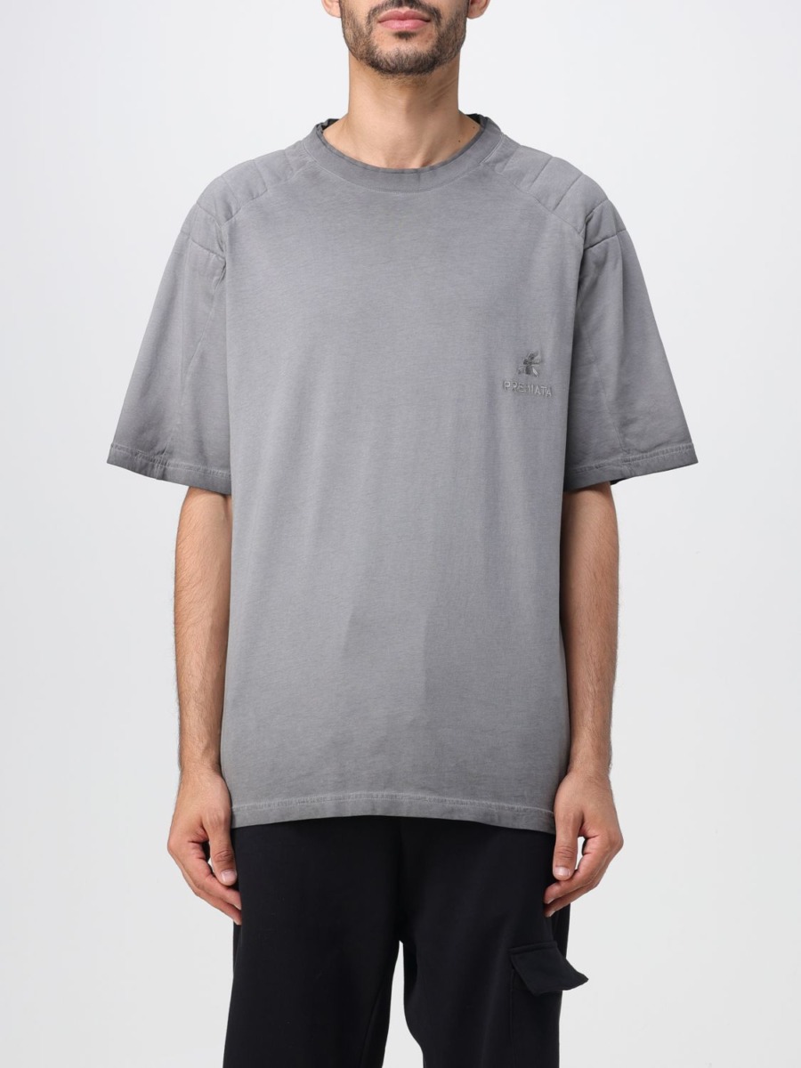 Mens Grey T-Shirt from Giglio GOOFASH