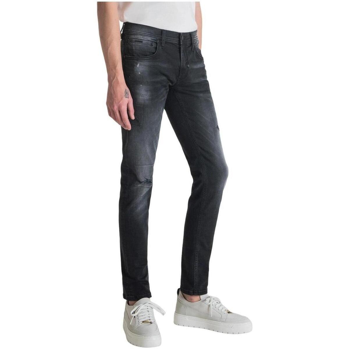 Mens Jeans in Black by Spartoo GOOFASH
