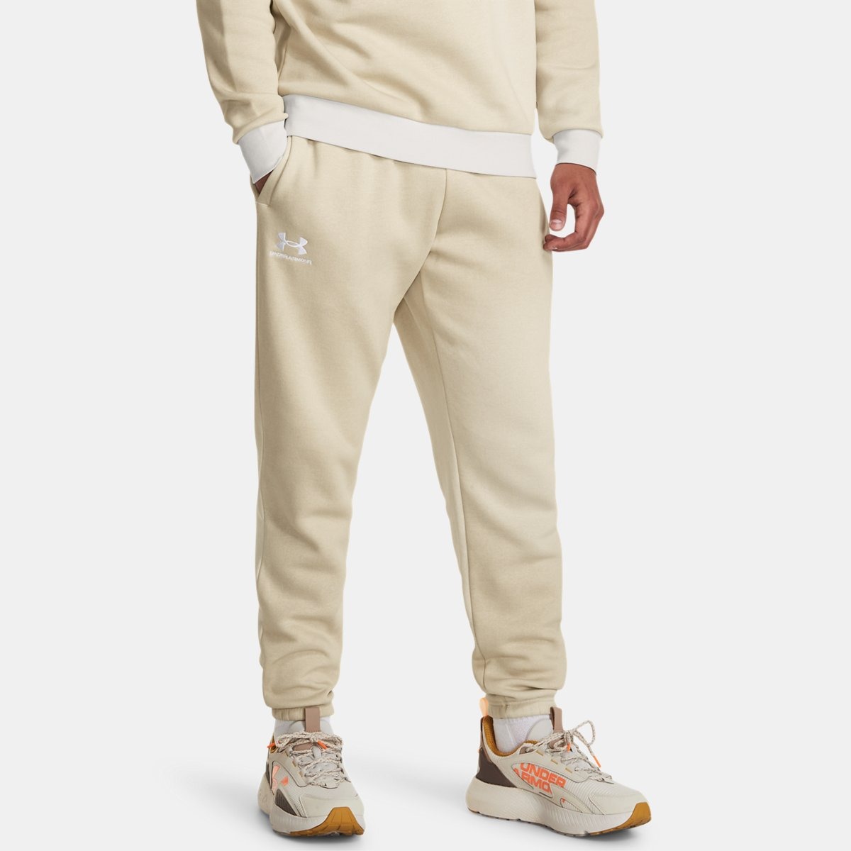 Men's Joggers in Brown Under Armour GOOFASH