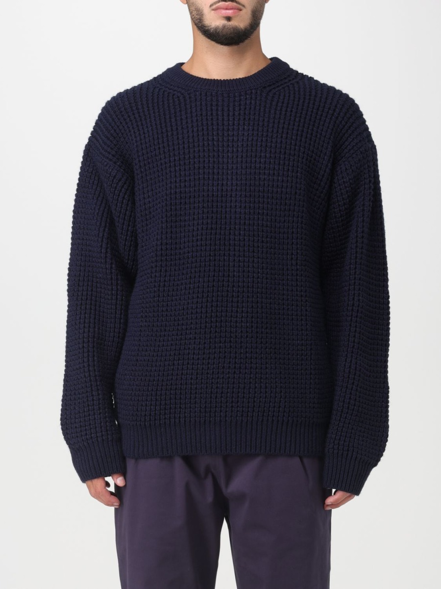 Mens Jumper Blue Family First Giglio GOOFASH