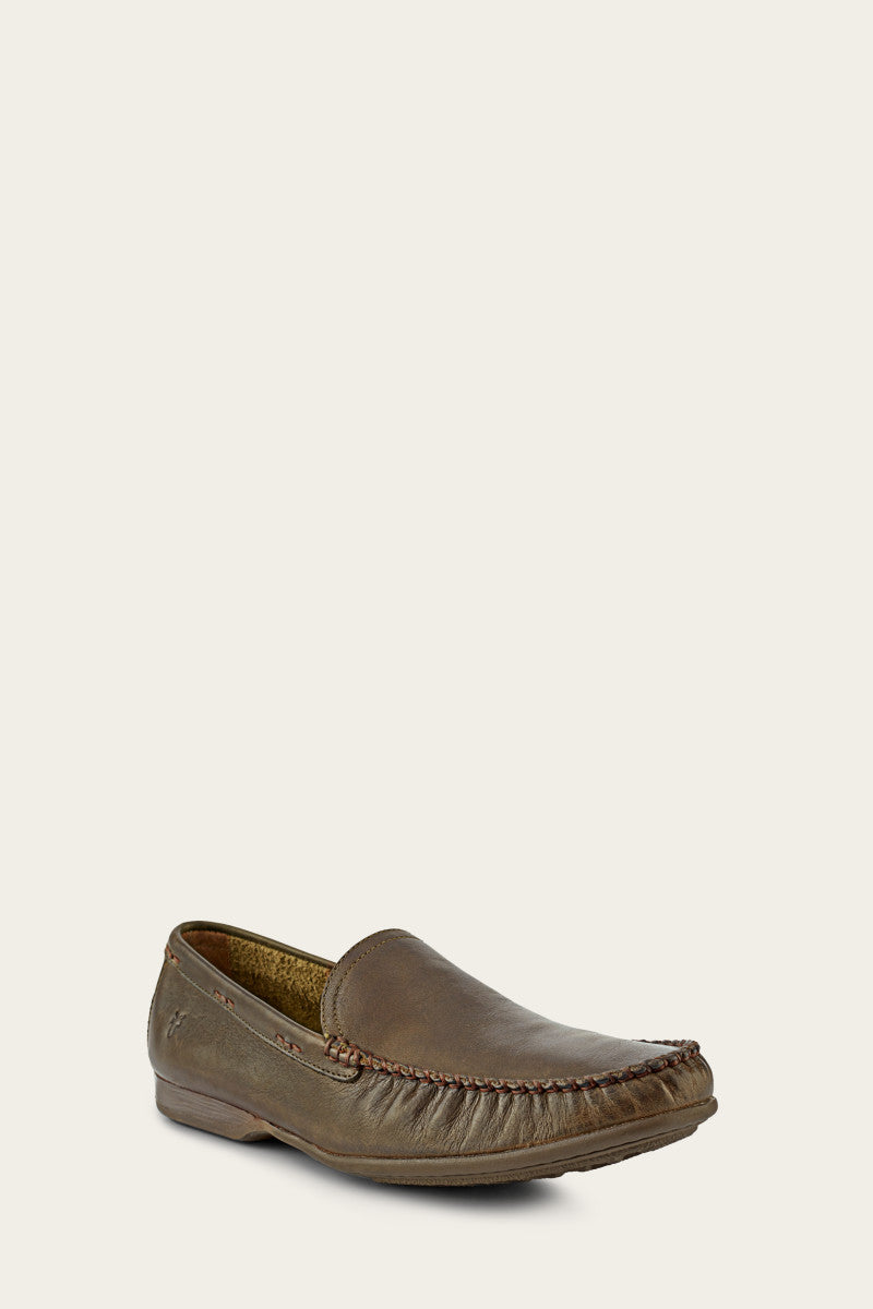 Mens Loafers Olive by Frye GOOFASH