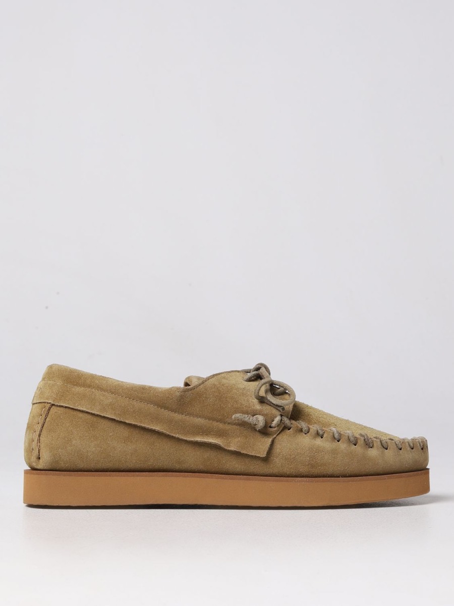 Mens Loafers in Beige Giglio - Isabel Marant GOOFASH