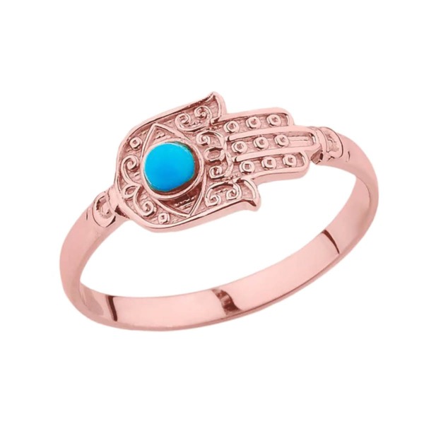 Men's Ring in Rose by Gold Boutique GOOFASH