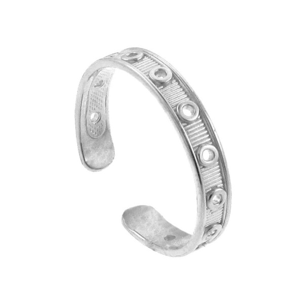 Mens Ring in White Gold Boutique GOOFASH