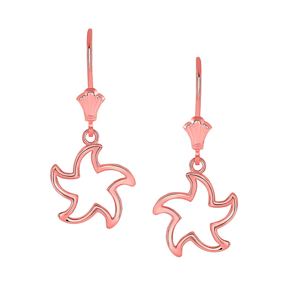 Mens Rose Earrings - Gold Boutique GOOFASH