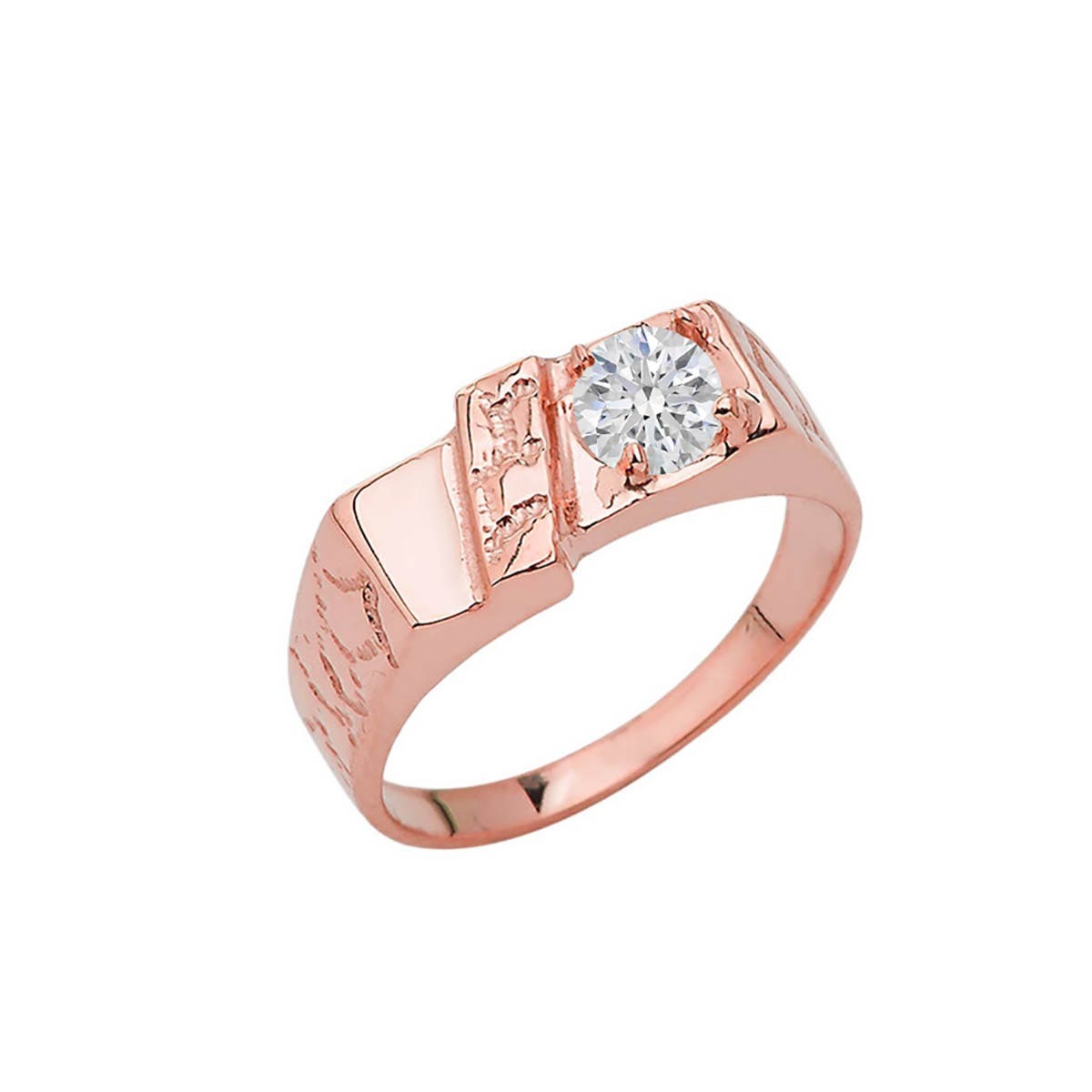 Mens Rose Ring by Gold Boutique GOOFASH