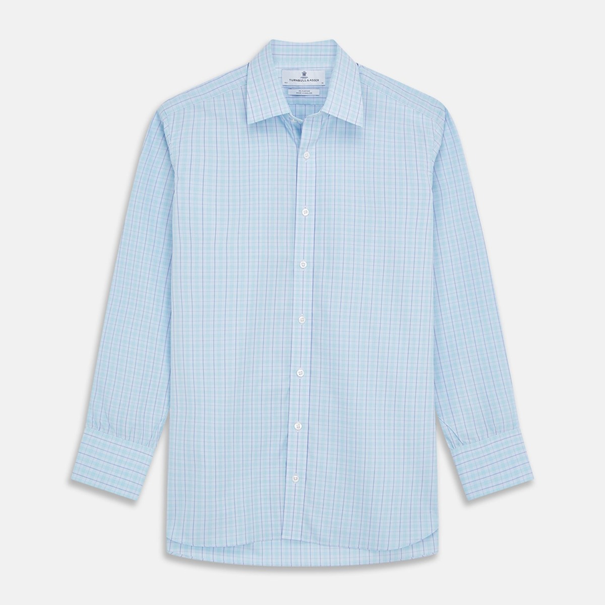 Men's Shirt in Checked - Turnbull And Asser GOOFASH