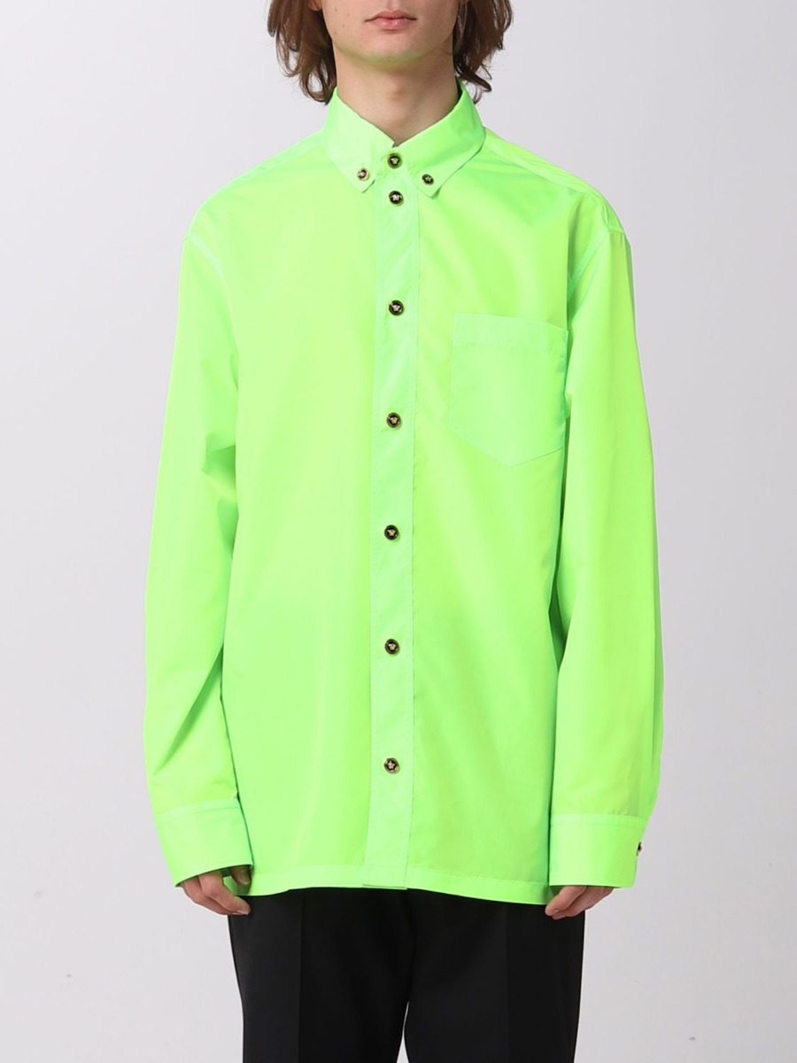 Mens Shirt in Green from Giglio GOOFASH