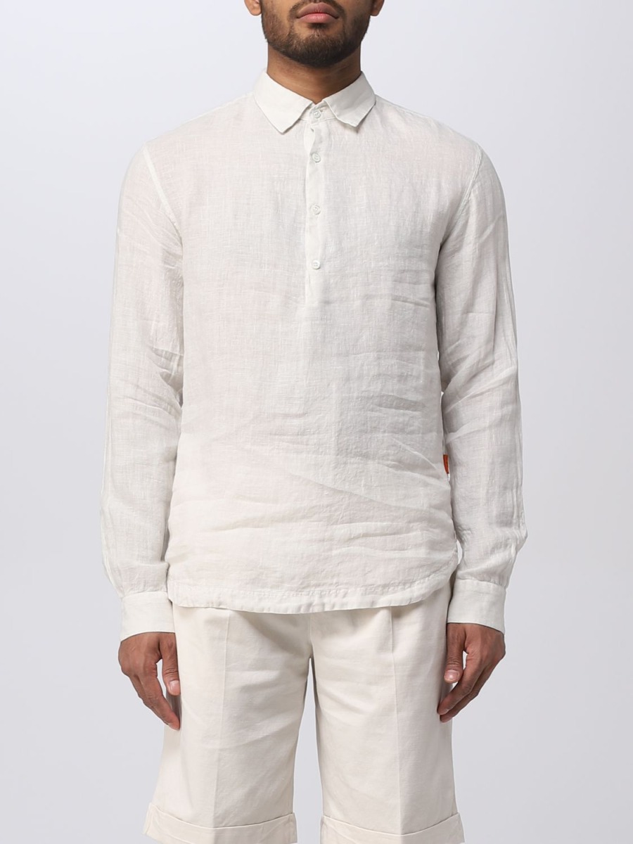 Men's Shirt in White - Giglio GOOFASH