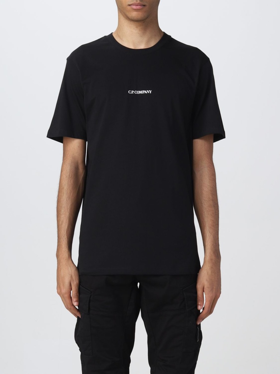 Mens T-Shirt Black from Giglio GOOFASH
