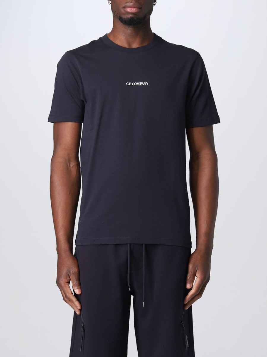 Mens T-Shirt Blue at Giglio GOOFASH