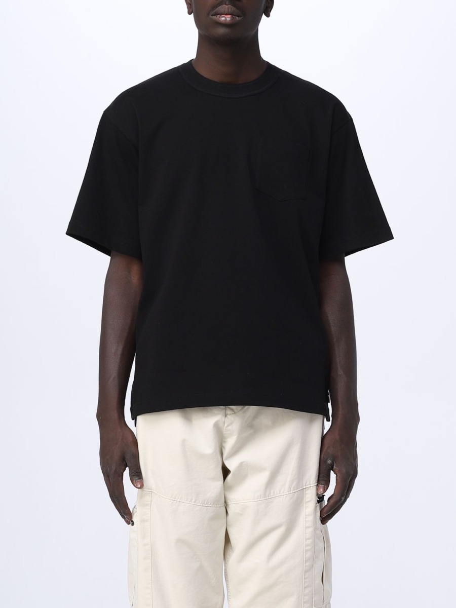 Mens T-Shirt in Black from Giglio GOOFASH