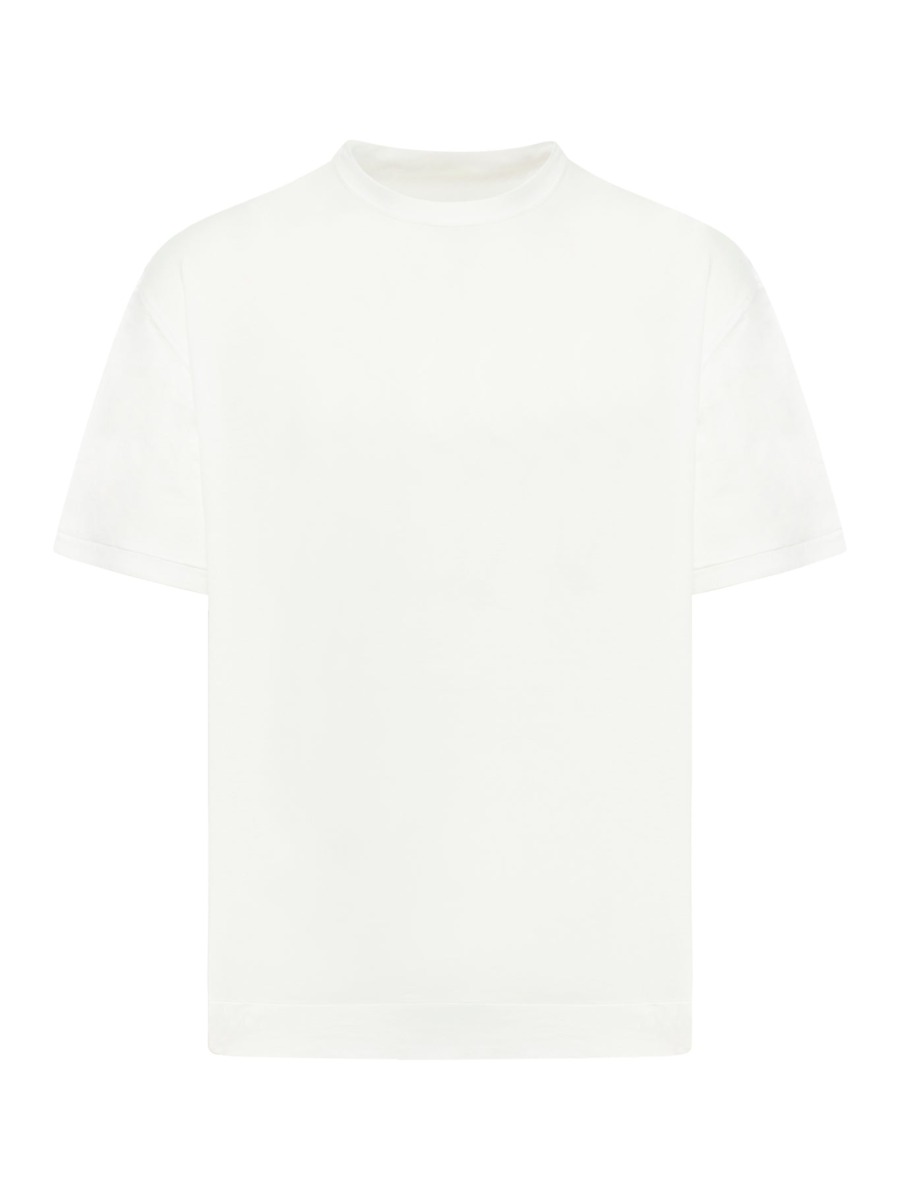 Men's T-Shirt in White - Ten C - Suitnegozi GOOFASH