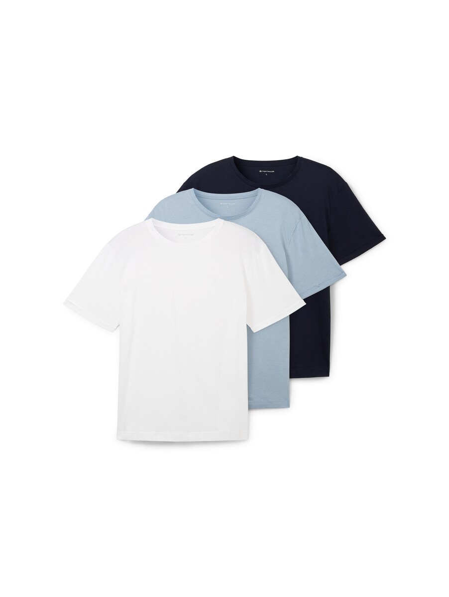 Mens T-Shirt in White from Tom Tailor GOOFASH