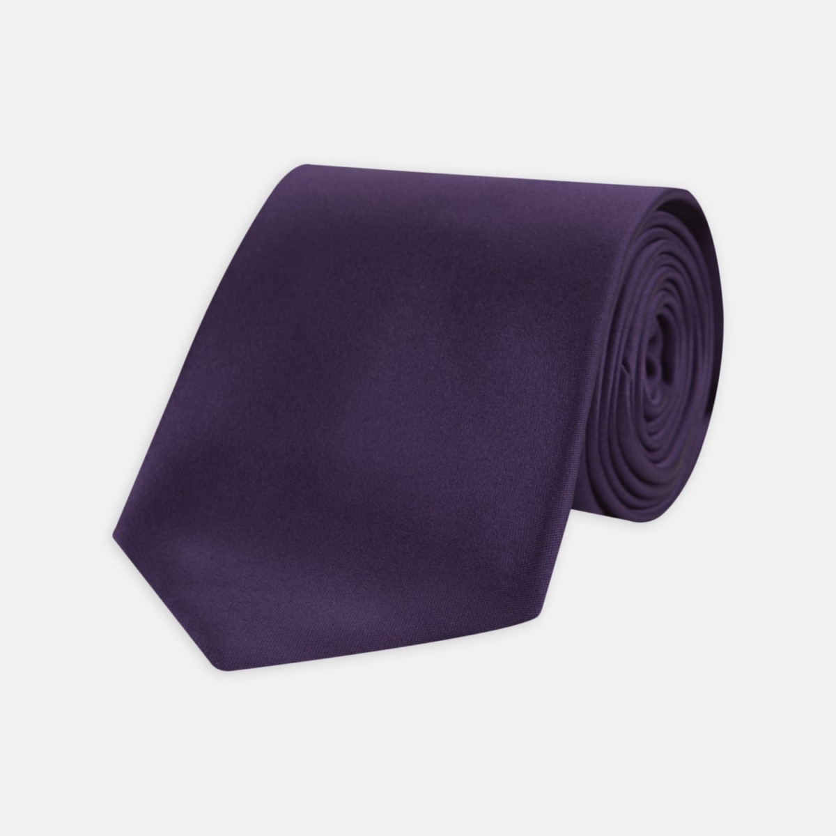 Mens Tie in Purple - Turnbull And Asser GOOFASH