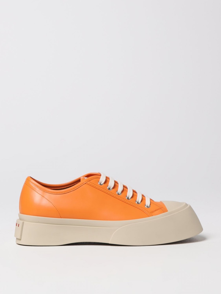 Mens Trainers in Orange from Giglio GOOFASH