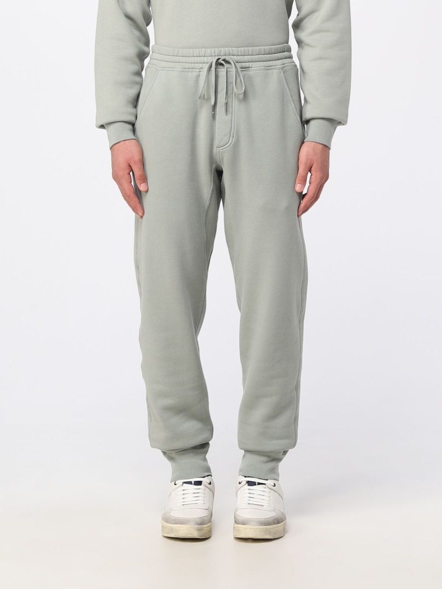 Mens Trousers in Green Giglio GOOFASH