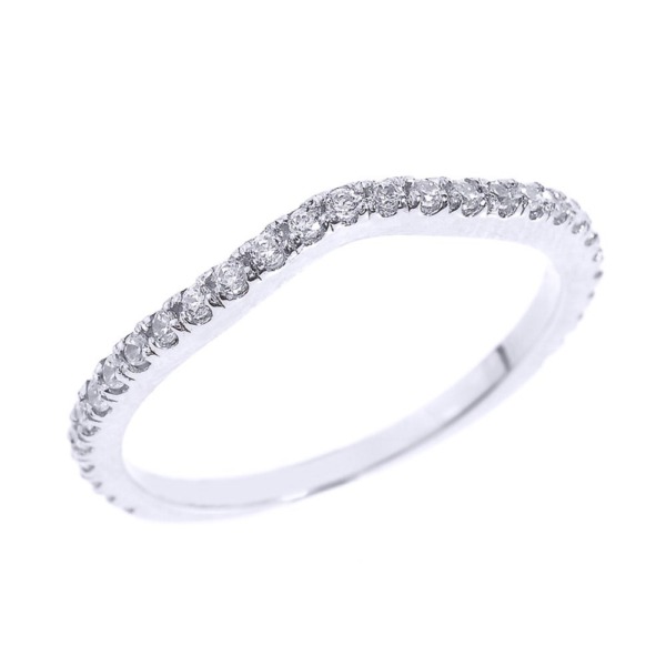 Men's Wedding Ring - White - Gold Boutique GOOFASH