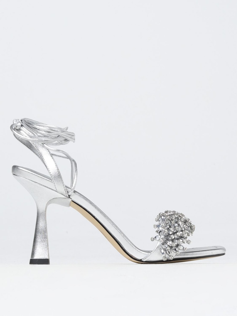 Michael Kors - Heeled Sandals Silver at Giglio GOOFASH