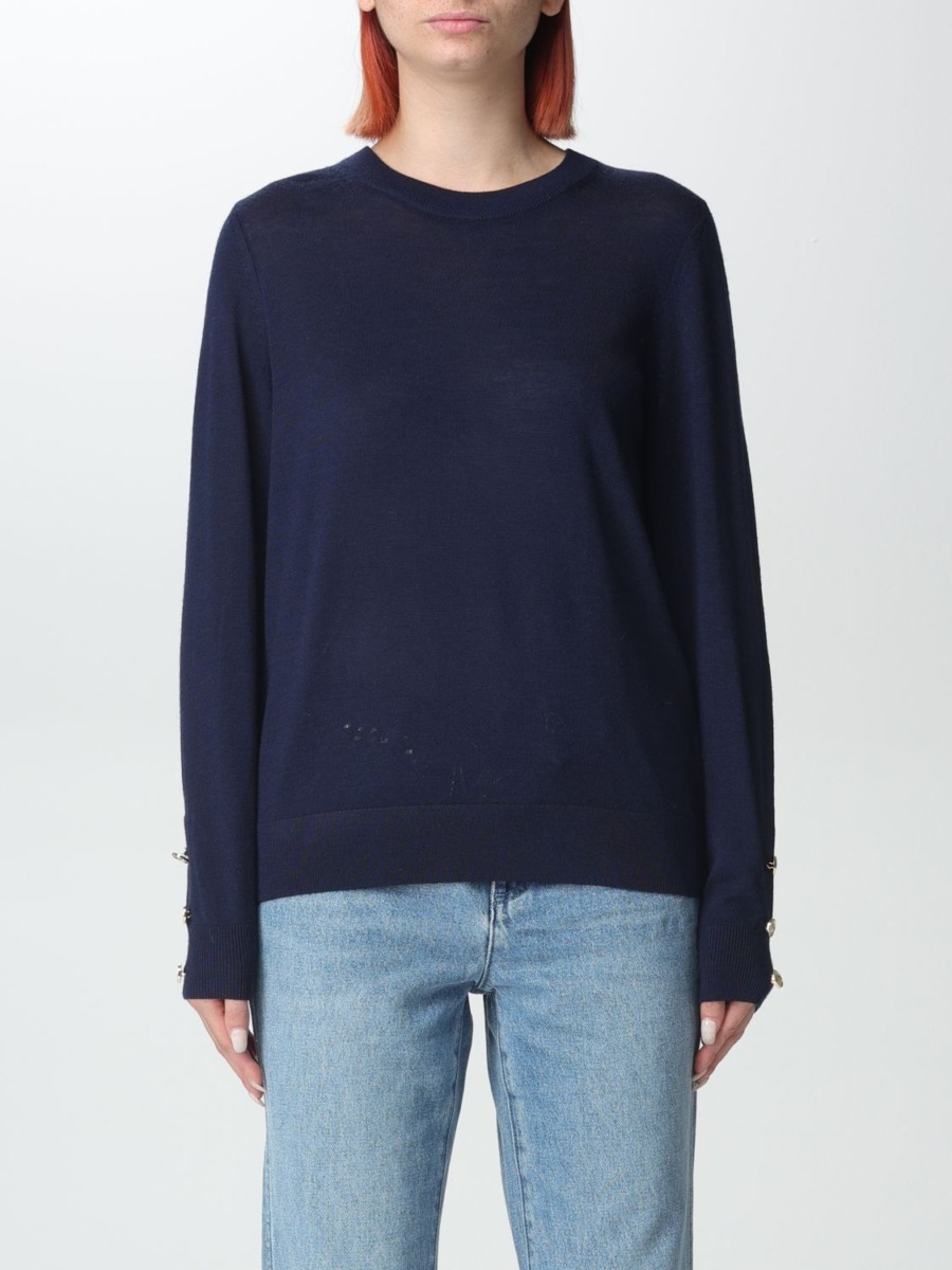 Michael Kors Woman Jumper in Blue at Giglio GOOFASH