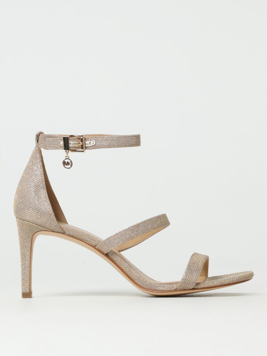 Michael Kors - Womens Heeled Sandals in Beige by Giglio GOOFASH