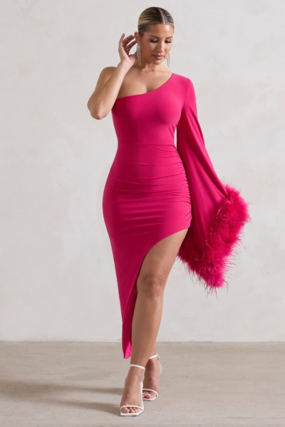 Midi Dress - Pink - Club L London - Woman GOOFASH
