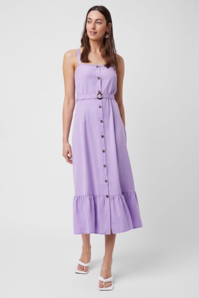 Midi Dress in Purple - Great Plains - Woman - Great Plains GOOFASH