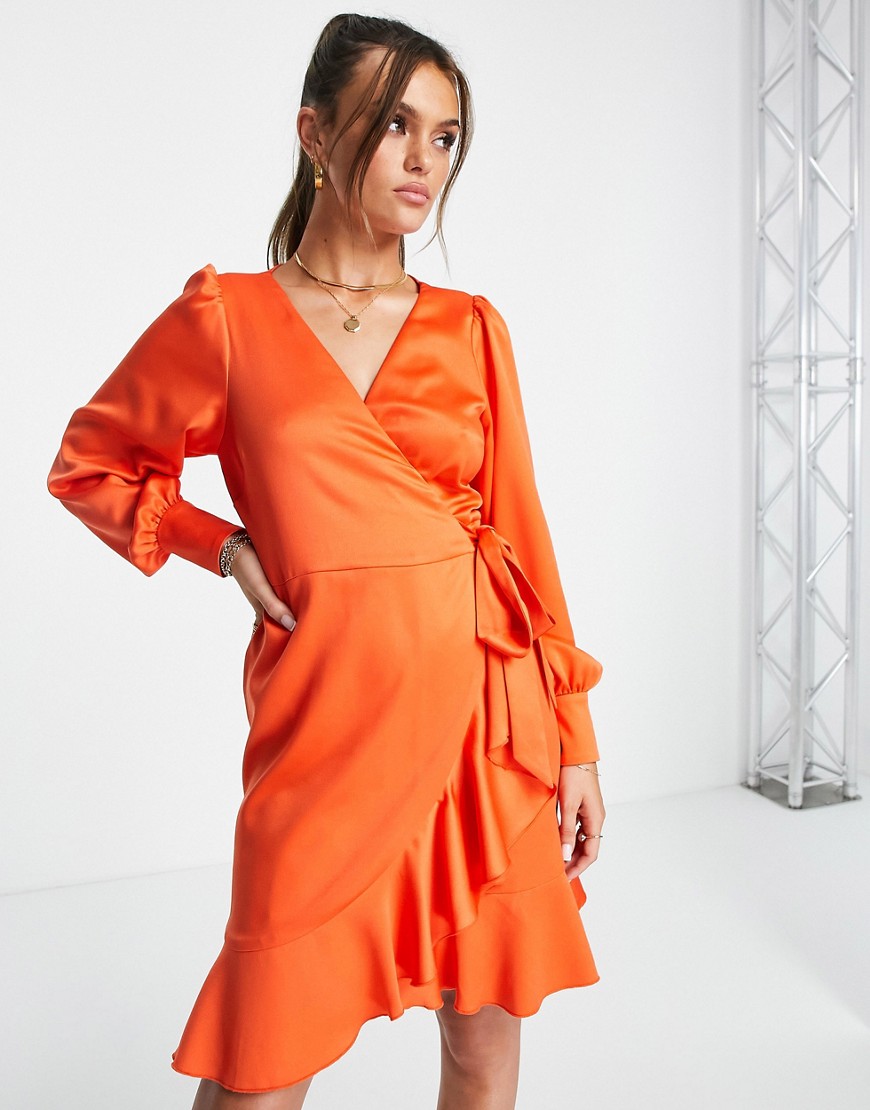 Mini Dress Orange - Style Cheat Ladies - Asos GOOFASH