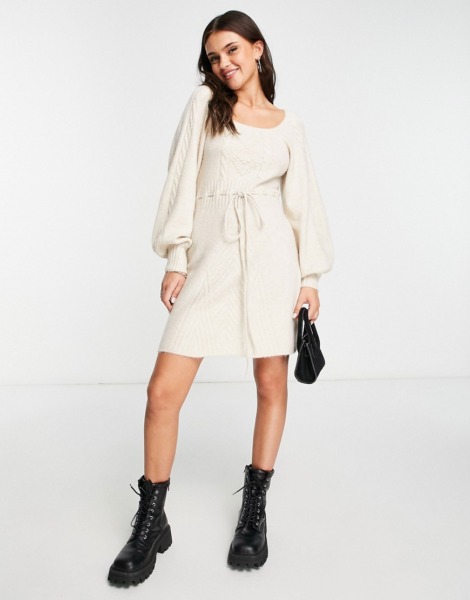 Miss Selfridge Dress in Ivory for Woman from Asos GOOFASH