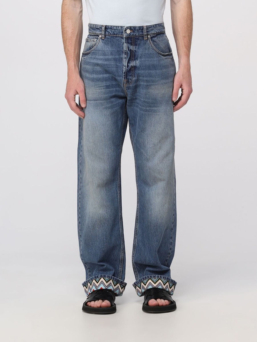 Missoni - Jeans Blue for Man by Giglio GOOFASH