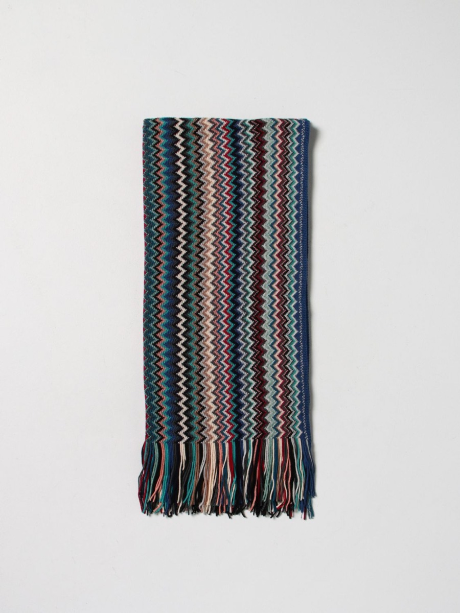 Missoni Scarf Red by Giglio GOOFASH